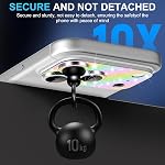 Suoman for iPhone 17 Pro Max Camera Lens Protector [All-in-one] | [Strong-Adhesion] Bling Glitter Independent Metal Frame Tempered Glass Camera Lens Cover -Colorful