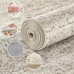 5x7 Area Rugs Living Room: Washable Non Slip Soft Abstract Beige Rugs for Bedroom Dining Deor, Low Pile Stain Resistant Indoor Carpet for Farmhouse Nursery Office Kid & Pet Friendly