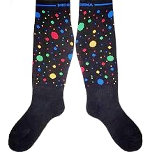Women Compression Socks Wide Calf - Plus Size, Ankle and Arch Support | Firm Gradient Support. Knee High Premium Hosiery, multi-color, X-Wide