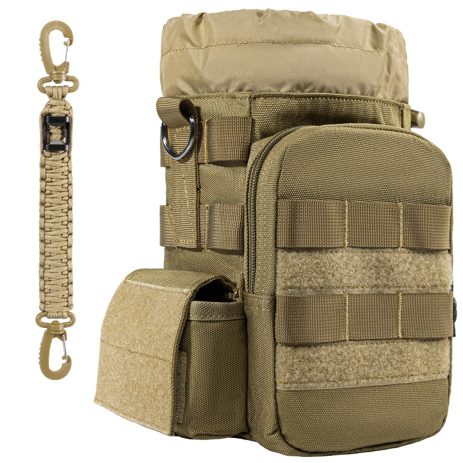 OneTigris Tactical Water Botlle Holder, Molle Pouch for 64 OZ Insulated Water Botlle