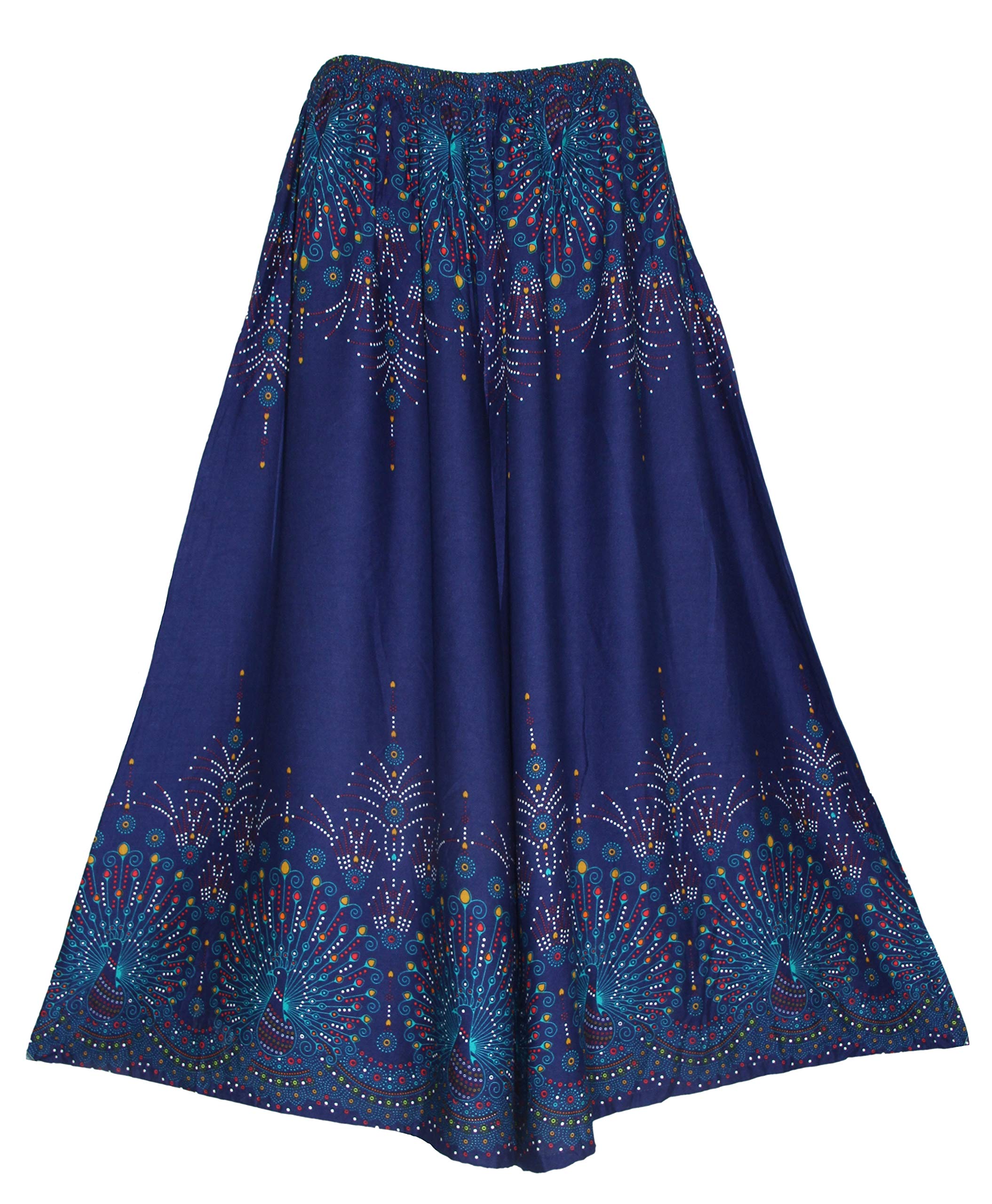 Beautybatik Women Wide Leg Palazzo Pants Plus Size Hippie Bohemian Flora Printed 1X 2X 3X