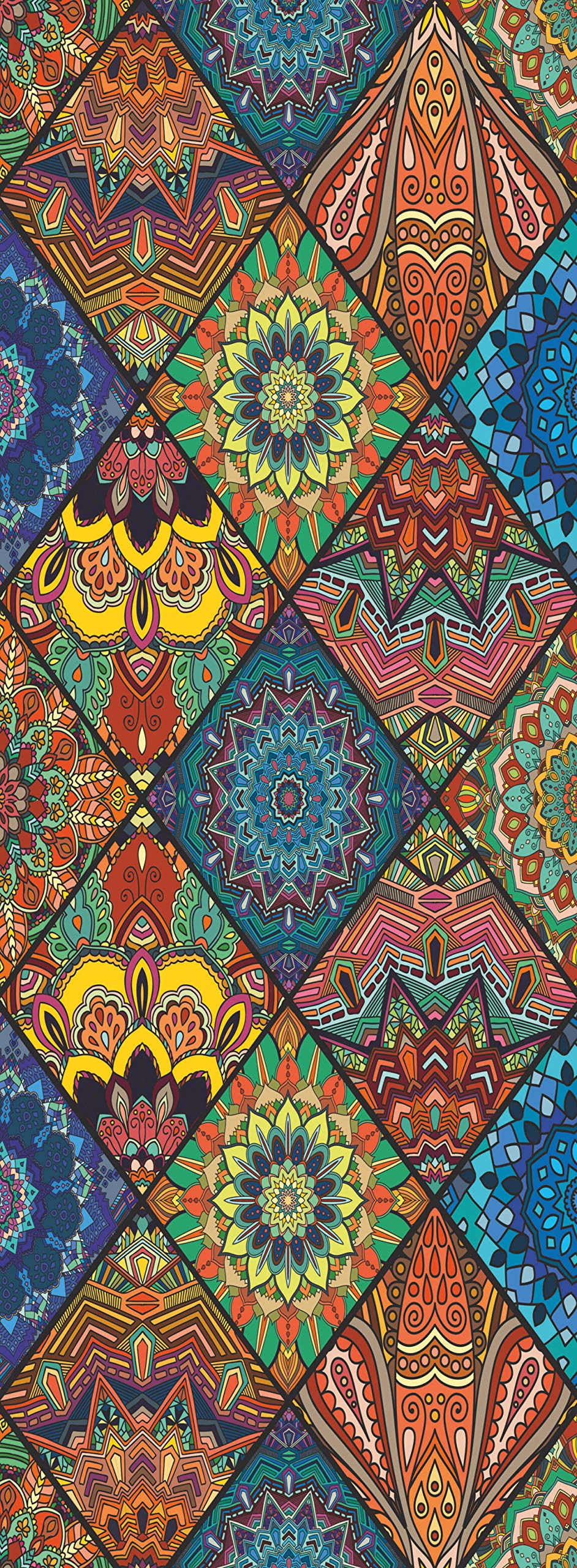 Verified Yoga mat VFM-130 for Women and Men with Cover Bag TPE Material 6mm Extra Thick Exercise mat for Workout Yoga Fitness Pilates and Meditation, Anti Tear Anti Slip with Free Yoga mat Cover