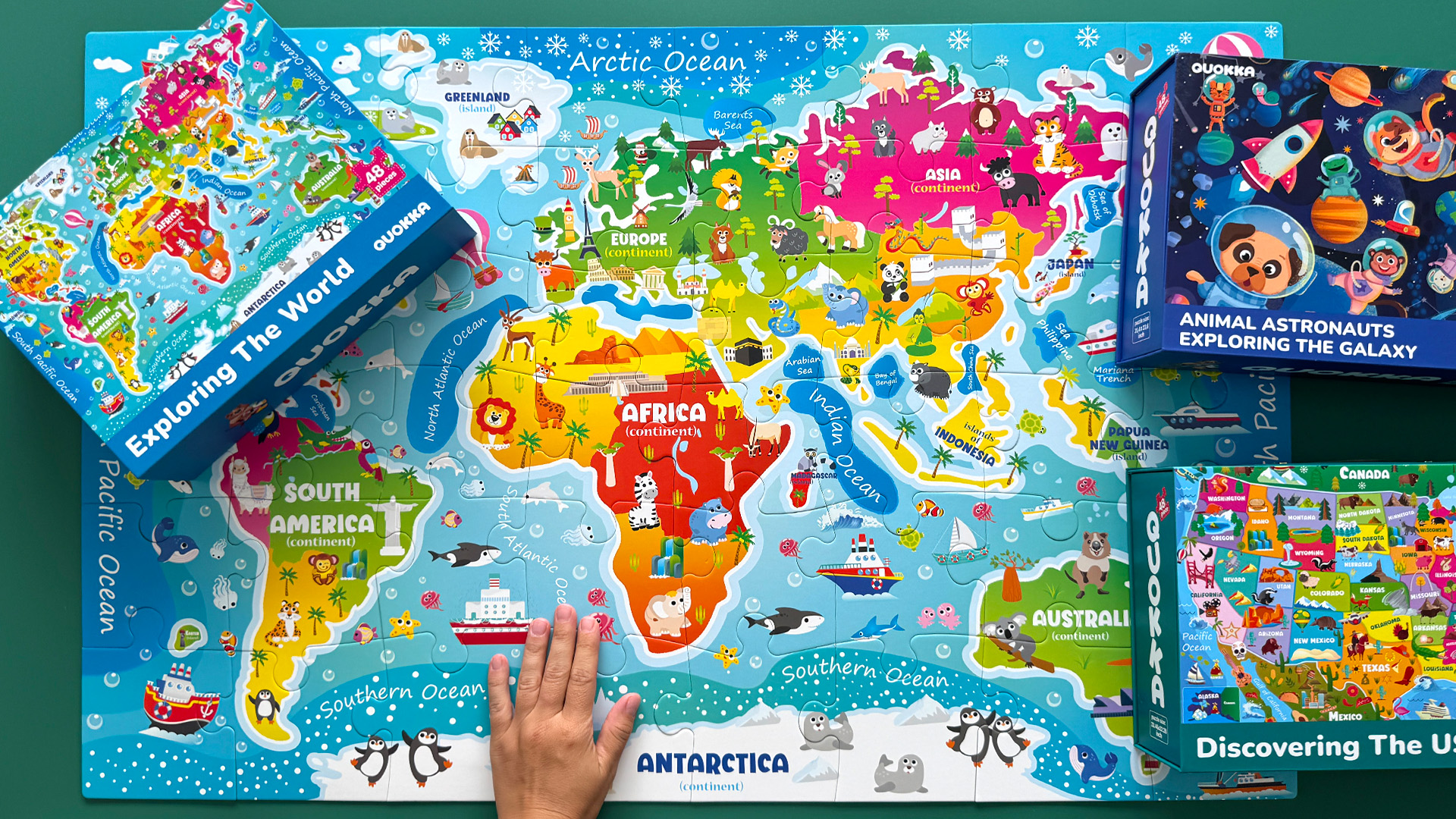 Amazon.com: QUOKKA Giant Floor Puzzle for Kids Ages 4-6 – 2x3 Feet
