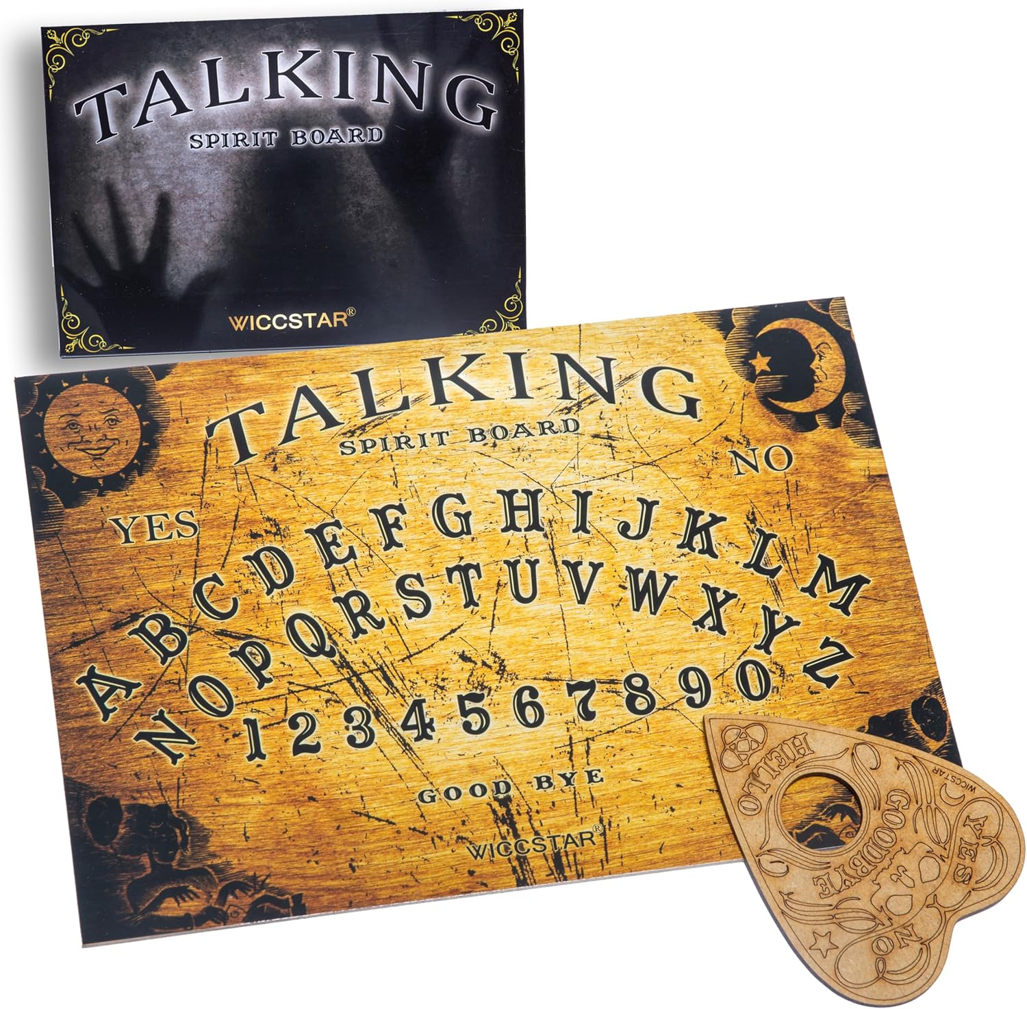 OUIJA blacklブラックメタル Tábuas Ouija Reais | Sun Manifestante Acrílico - Suprimentos