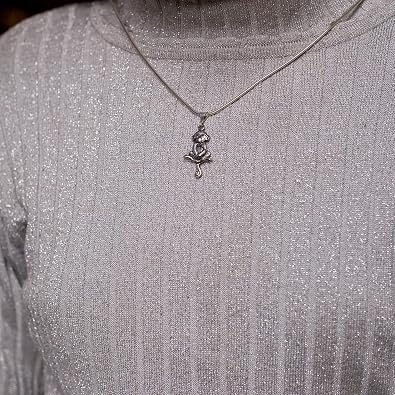Sterling Silver Sitting Monkey Pendant
