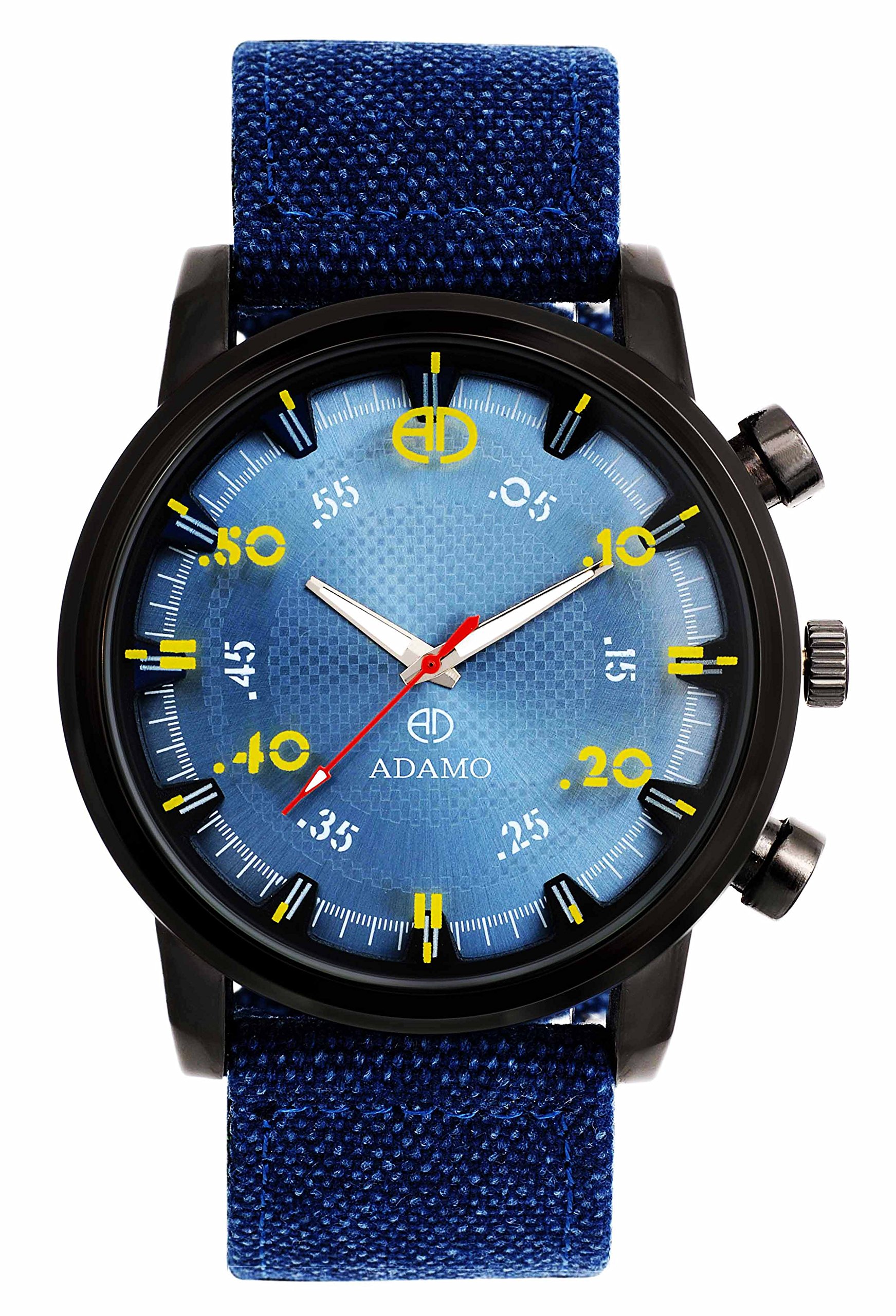 ADAMO Analogue Blue Dial Biker Mens Watch (B01MTZTVAN) Amazon Price History, Amazon Price Tracker
