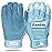 Franklin Sports MLB Baseball Batting Gloves - CFX Pro Adult + Youth Batting Gloves Pair - Baseball + Softball Gear - Carolina Blue Highlight - Youth Medium