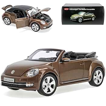 Kyosho Volkswagen Beetle Cabrio Toffee Brown Metallic from
