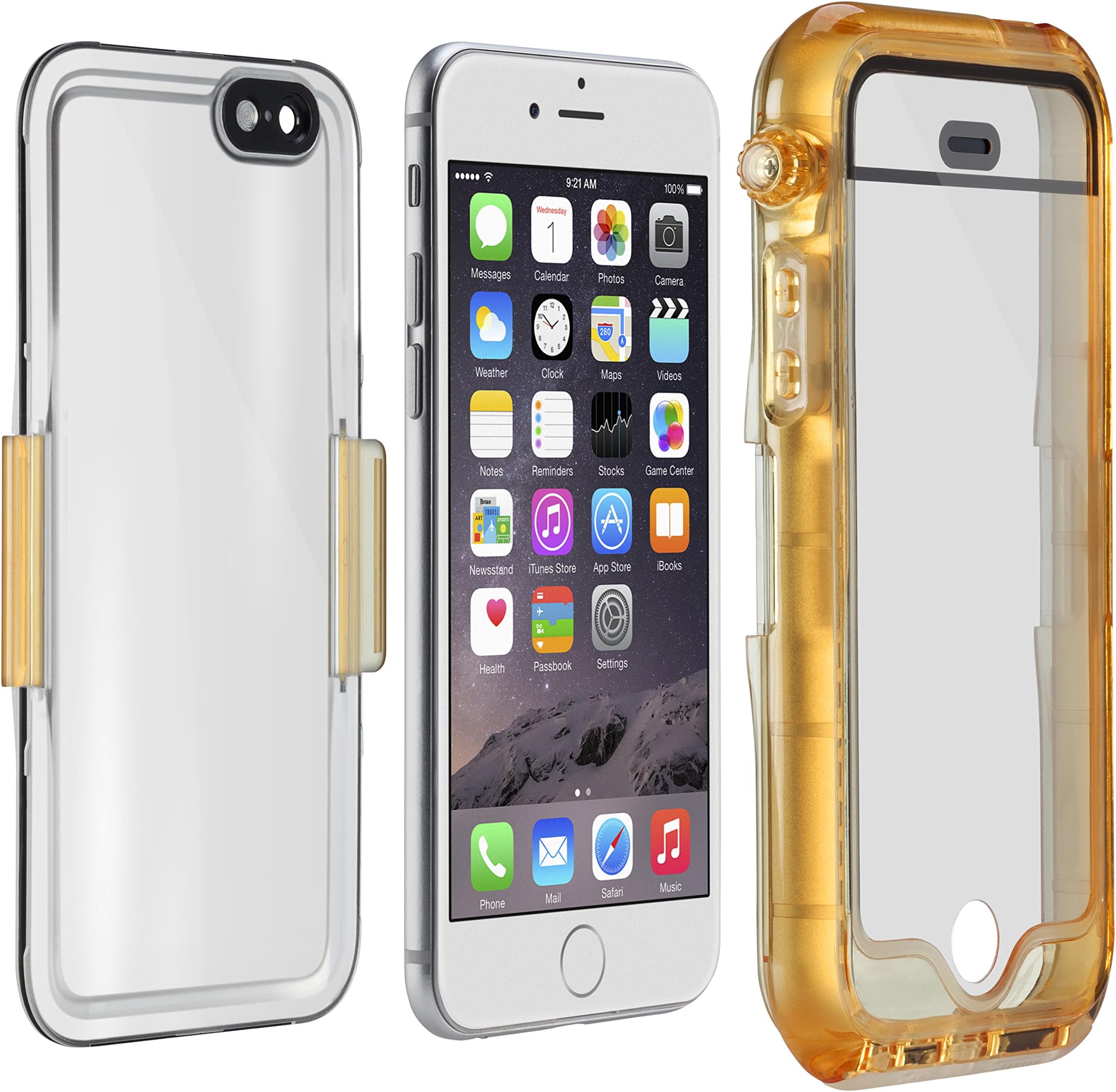 iBattz Nomu Poseidon Water Proof Shock Proof case for iPhone 6 smartphones - (Gold)