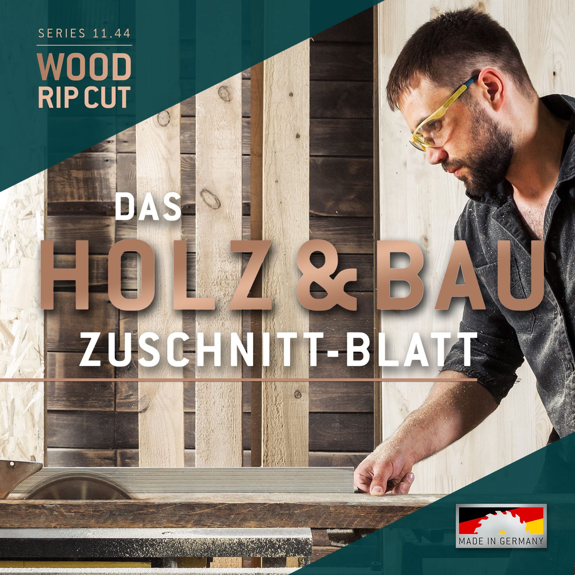 Bayerwald HM Brzeszczot do piły tarczowej - Ø 500 x 4 x 35 | Z=36 WZ | Seria 11.44 - do drewna ciętego wzdłużnie (miękkie drewno, drewno twarde, drewno egzotyczne, fornir)