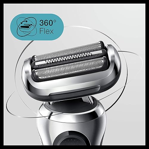 Miniatura 9 de Braun Series 7 7091cc - Maquinilla de afeitar eléctrica flexible para hombres con centro SmartCare, recortadora de barba, recortadora de barba de