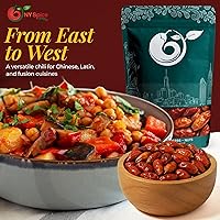 Vista 7 de NY Spice Shop Chile entero seco Pequin Pepper – 4 onzas de chile entero seco Pequin Seco Peppers para comida mexicana – Hot Pequin Chili Pods