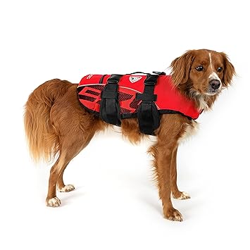 EzyDog Doggy Flotation Device (DFD), Large, Red