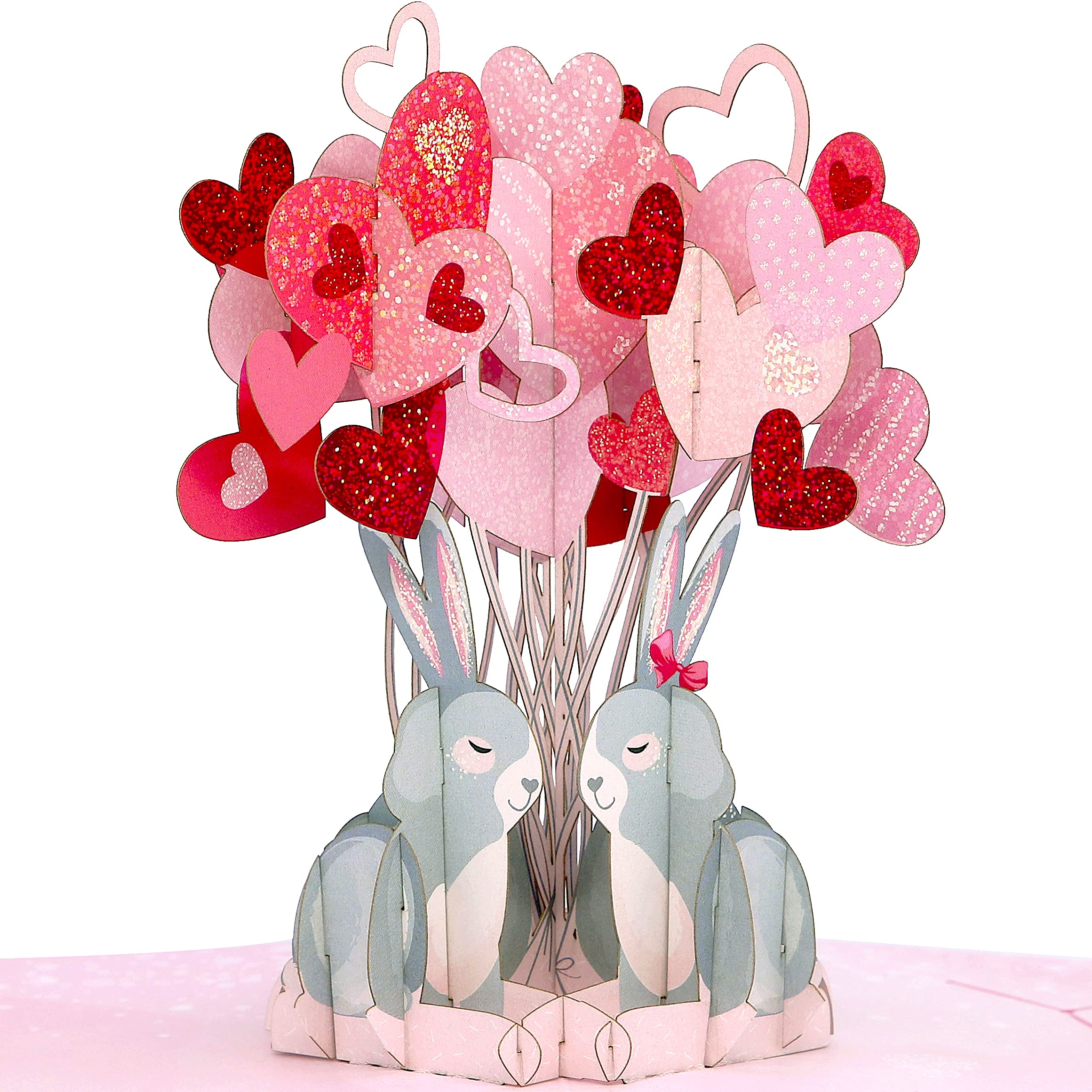 3D Pop-Up Karte „Love“ – Für Jahrestag, Hochzeit, Geburtstag, Mit Umschlag, Persönlich Beschriftbar, Modernes Design