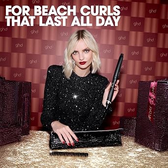 ghd Chronos Curve Hair Curler Wand, Long Lasting Frizz Free Curls