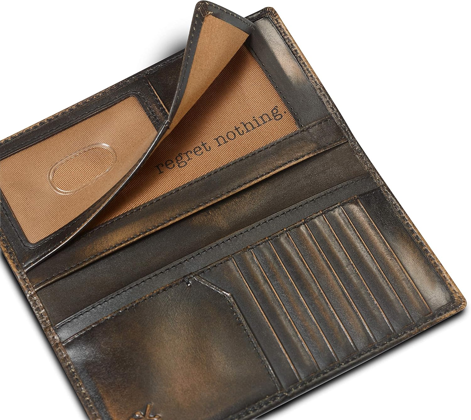 2021人気の クールな本革の長財布 スカル econet.bi