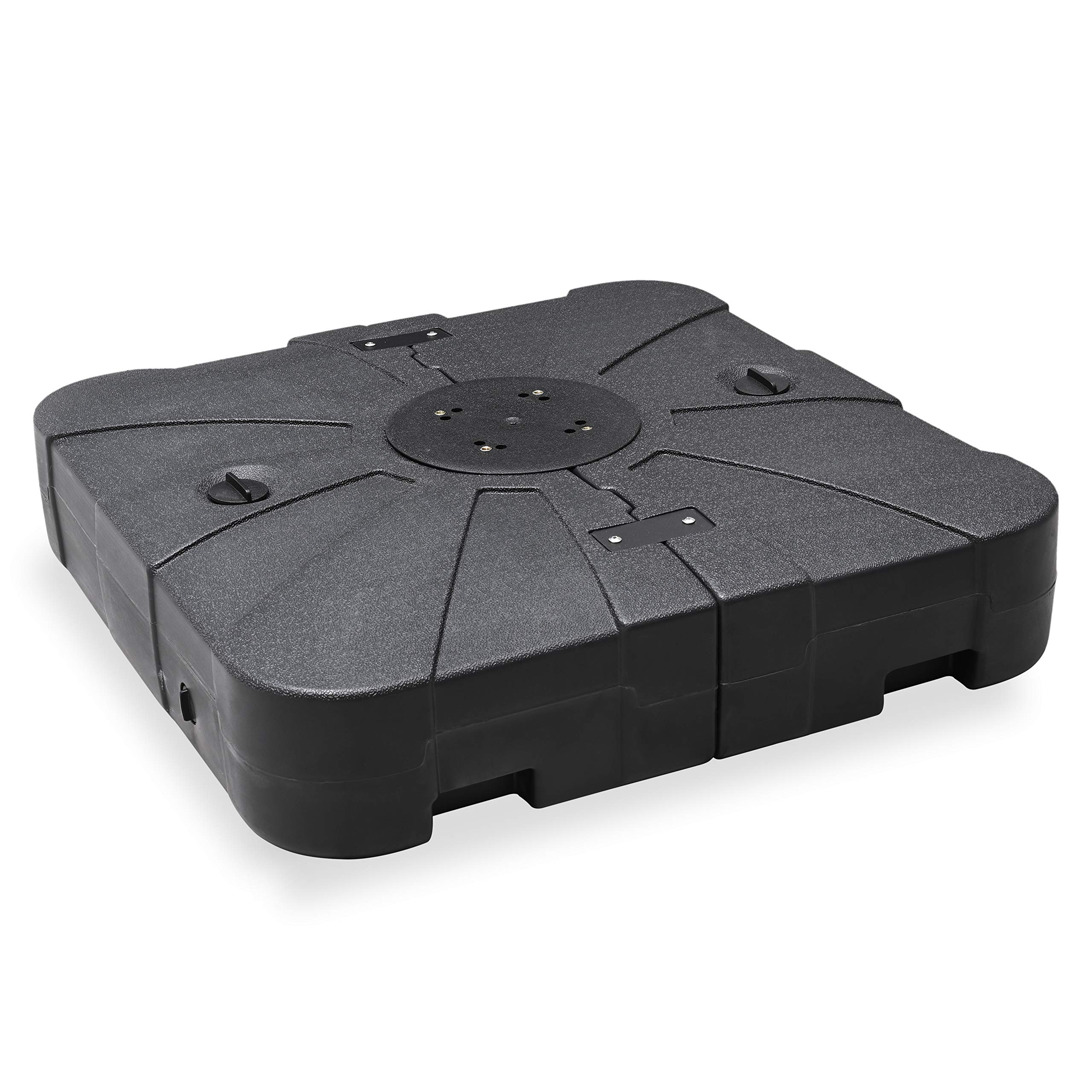 Romayard 33" Square Umbrella Base Large Outdoor Patio Umbrella Stand Water Filled to 120lbs