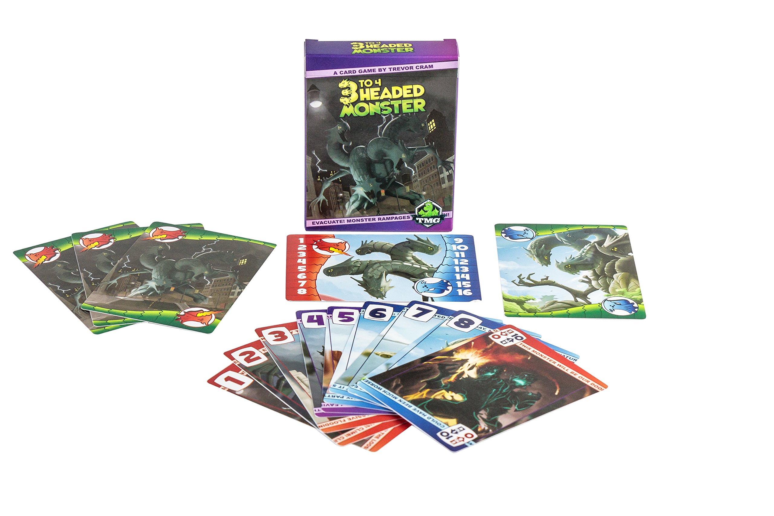 Amazon.com: 3-4 Headed Monster Card Game : Toys & Games