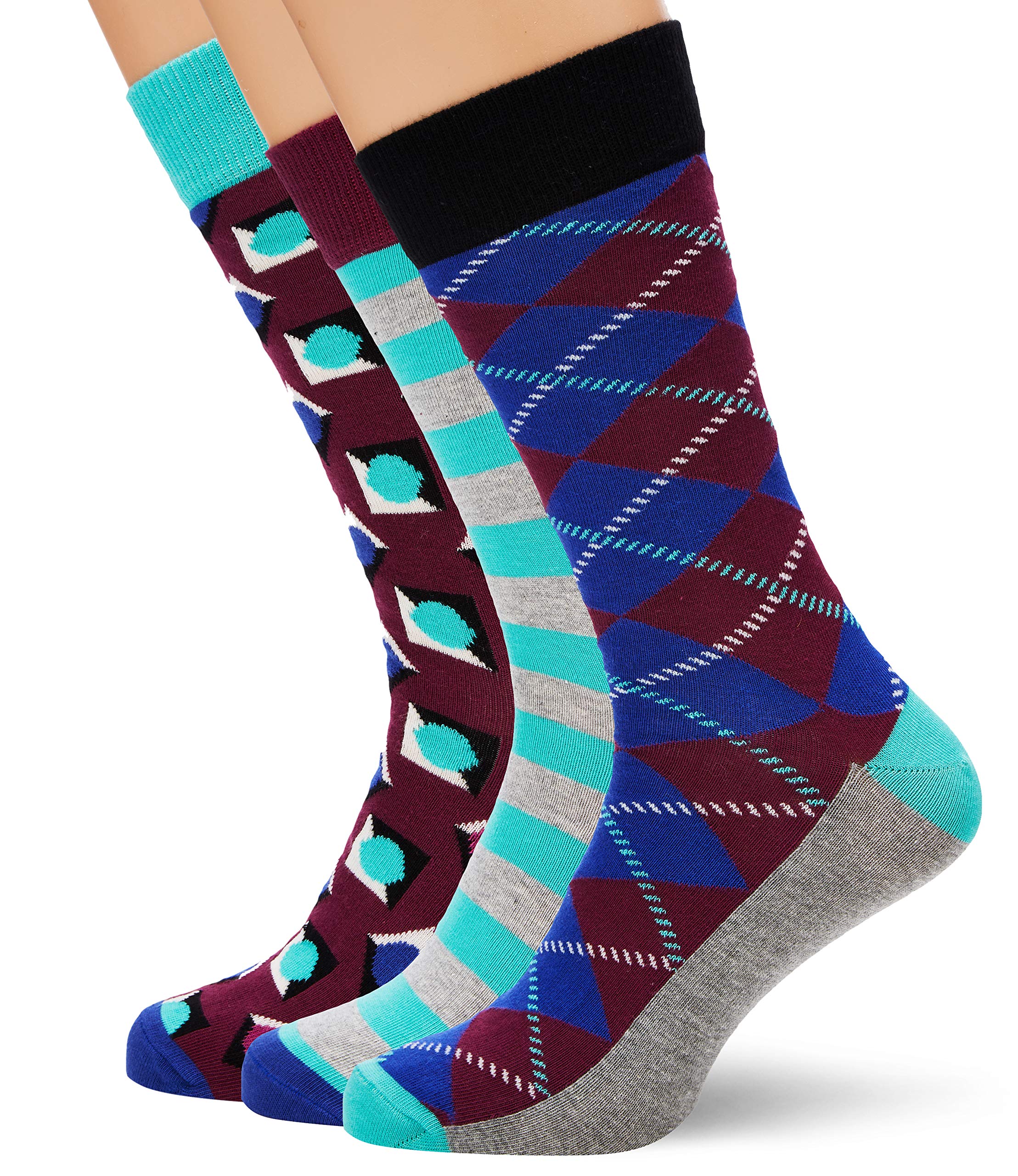 Happy SocksMen's Hs Argyle 3-pack Socks Socks