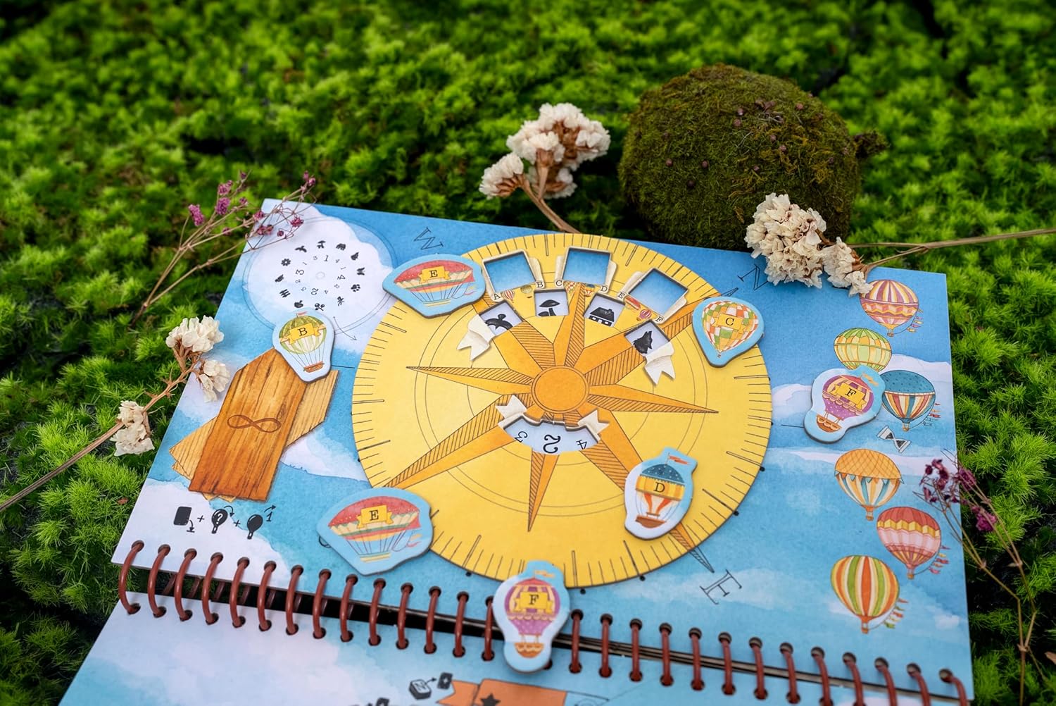 Meadow Adventure Book - Innovative Board Game Expansion with Watercolor Illustrations - Explore Nature Through Unique Scenarios! Ages 10+, 1-4 Players, 60-90 Minute Playtime, Made by Rebel Studio