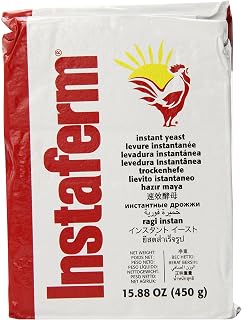 Lallemand Instaferm Red Instant Dry Yeast 15.88oz - Professional Bakers Yeast for Bread, Pizza, High-Sugar Dough