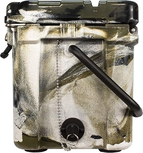 Miniatura 3 de Frosted Frog Camo - Hielera de 20 cuartos de galón de capacidad, resistente, de alto rendimiento, moldeada, de grado comercial, con aislamiento