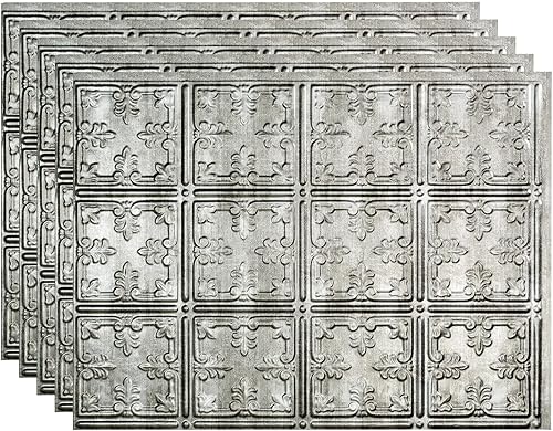 Miniatura 73 de FASÄDE Panel decorativo para salpicaduras de vinilo de estilo tradicional / patrón 10 en bronce antiguo (muestra de 6 x 6 pulgadas)