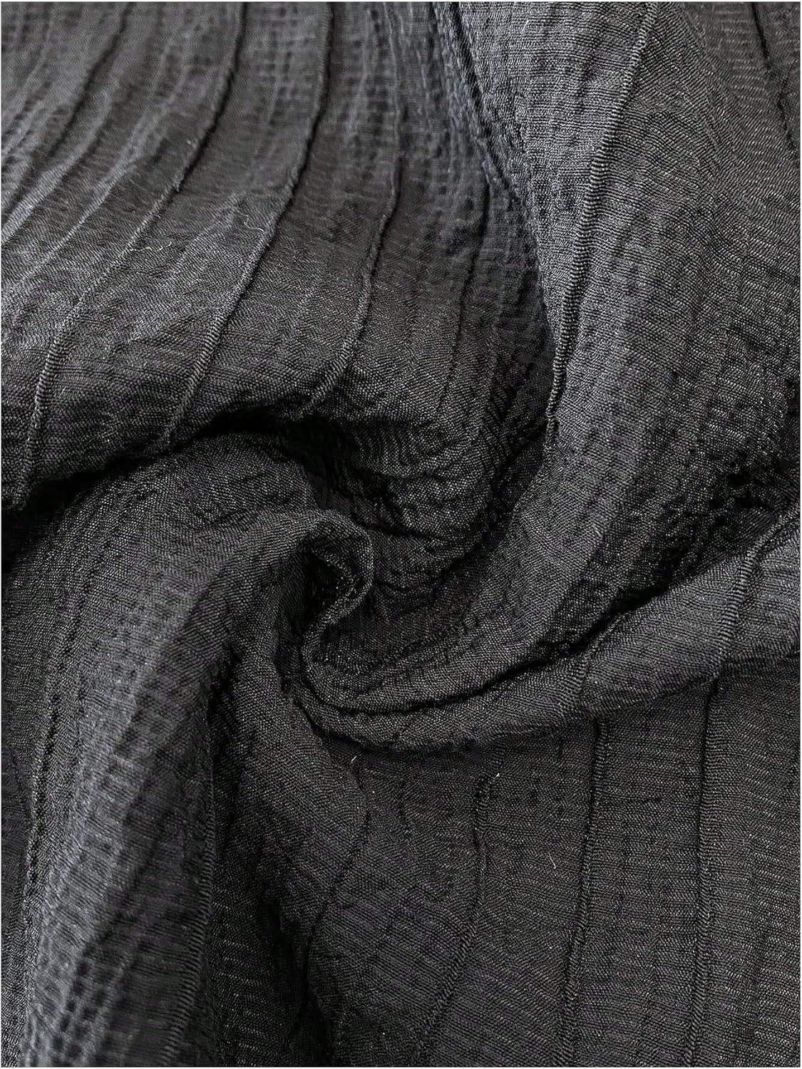 SHENHE Women's Wide Leg Palazzo Pants Drawstring Waist Wide Leg Vacation Travel Flowy Trousers - Image 4