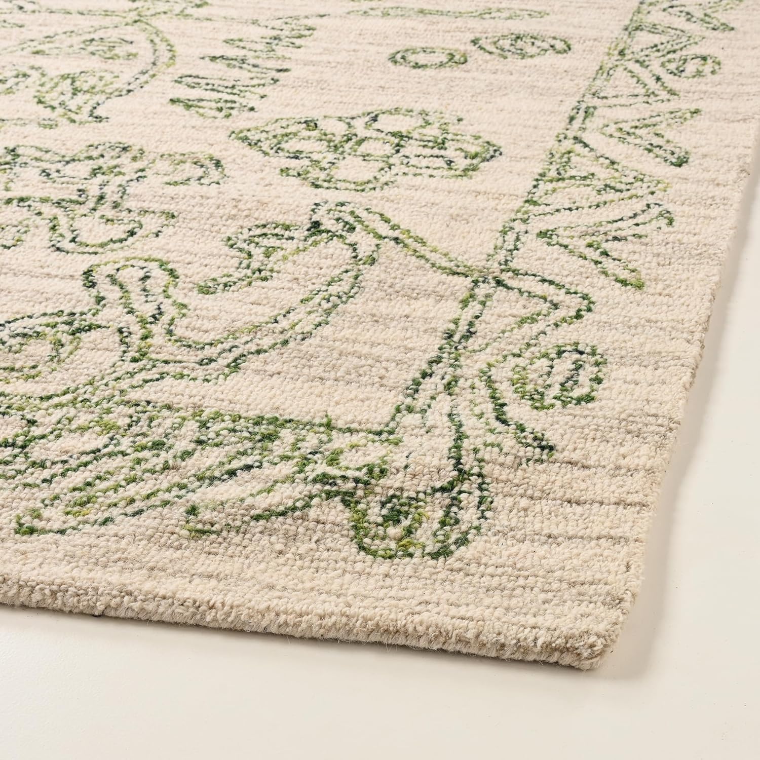 Abstract Collection Handmade Wool Area Rug - Durable for High Traffic, Contemporary Design for Living Room, Bedroom, Dining Room Decor (Multi M, 3' x 5')