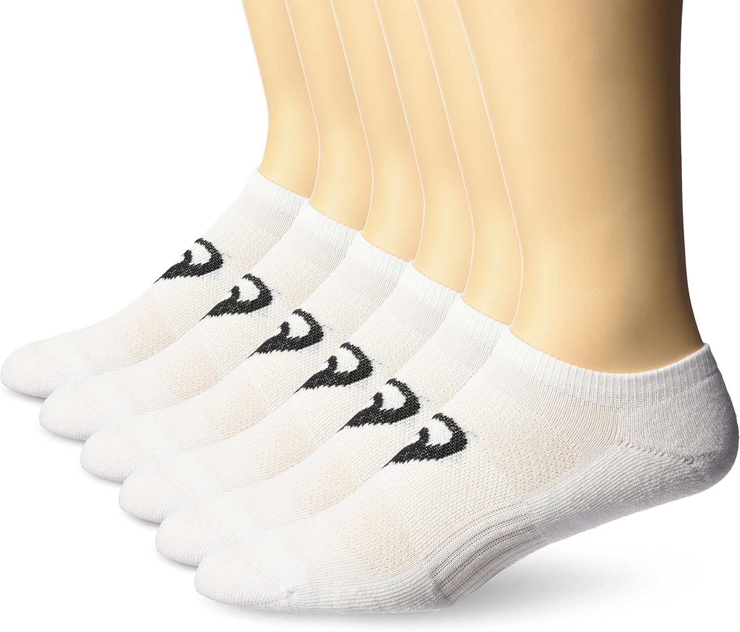 ASICS Invasionâ„¢ no Show (6-Pack) : Clothing, Shoes & Jewelry