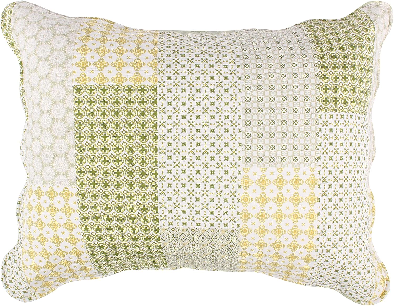 Barefoot Bungalow Juniper Pillow Sham, King, Sage