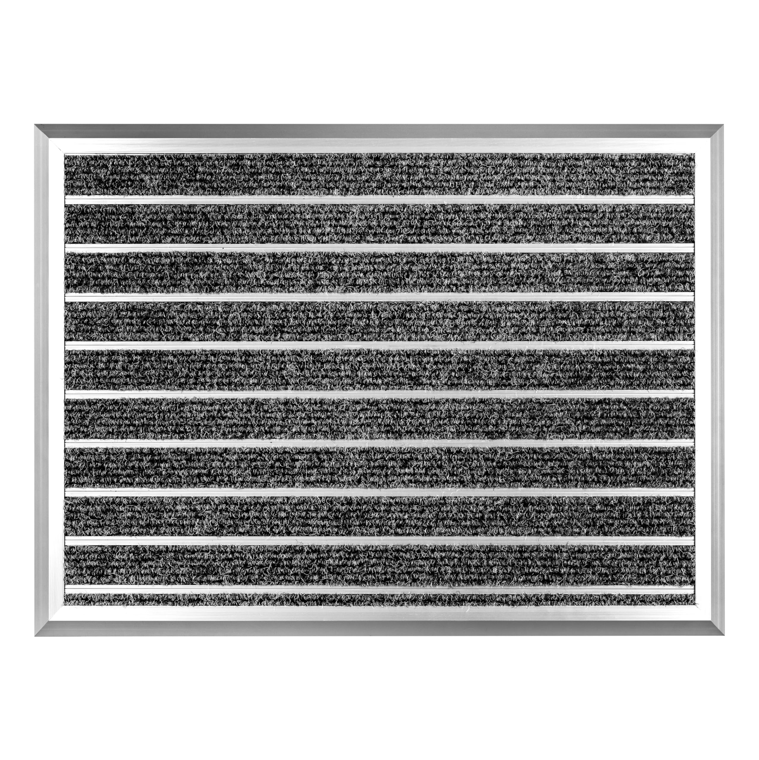 KNOBLOCH Fußmatte FM1020, Aluminium-Rahmen, Anthrazit, 710 x 13 x 530 mm