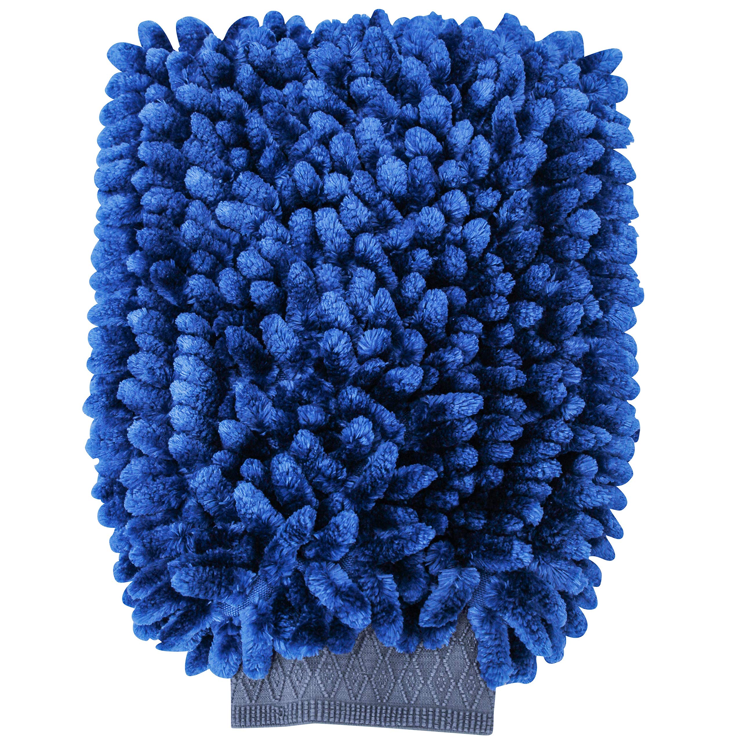 Viking Car Care 971501 Pearl Chenille Car Wash Mitt, Blue
