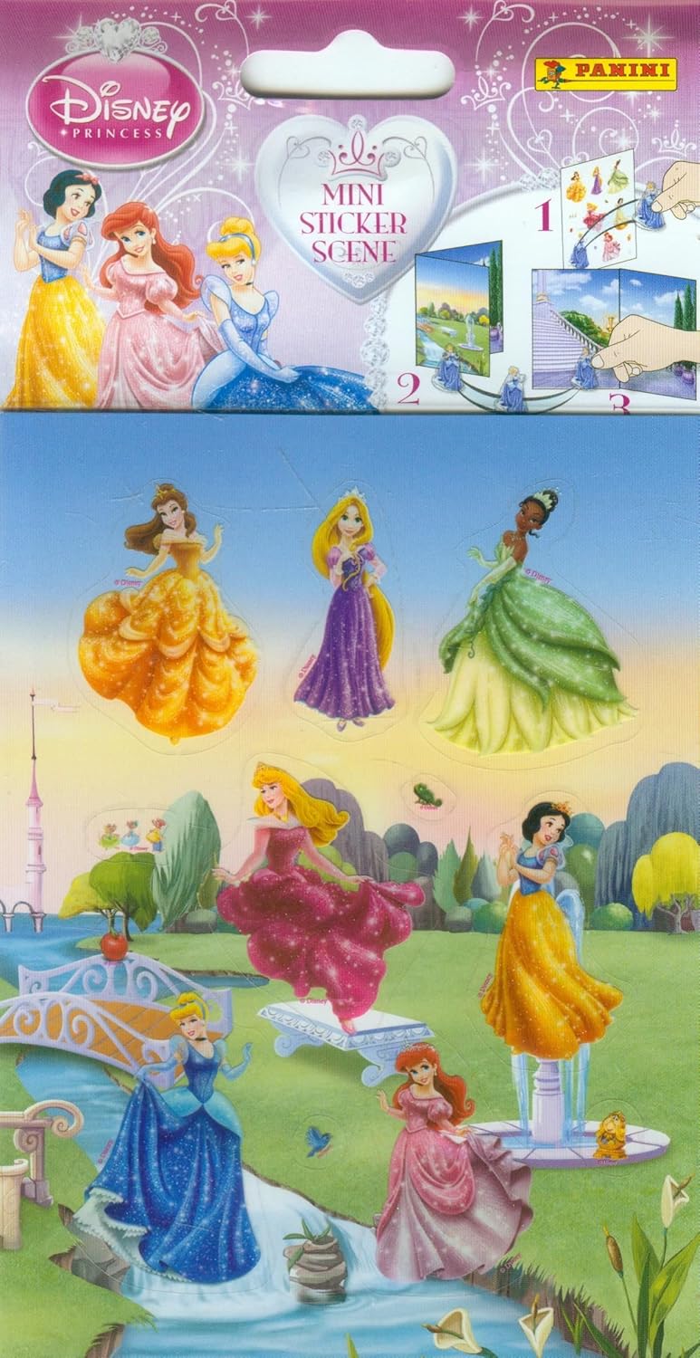 Panini Disney Princess Mini Stickers Scene : Amazon.co.uk: Toys & Games