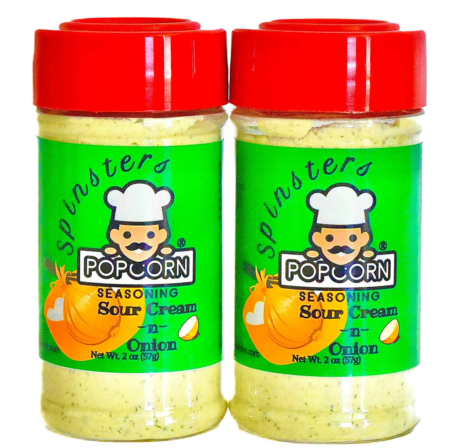 Spinsters Popcorns Seasoning Sour Cream and Onion 2 Pack