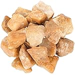 UFEEL 1 LB Bulk Rough Yellow Aventurine Crystal Stone for Tumbling Cabbing Decoration Polishing Wicca Reiki Healing Crystals Large 1 Natural Raw Stones 1 Pound (About 450 Gram)