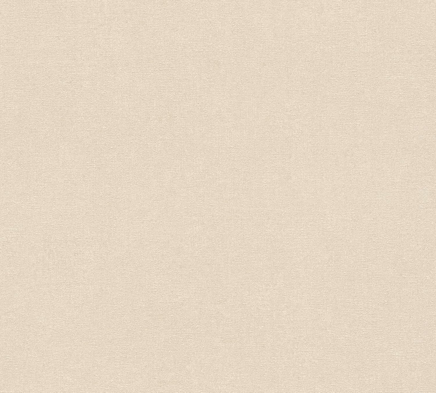 A.S. Création Terra 389254 Non-Woven Wallpaper Plain Cream Beige 10.05 m x 0.53 m Made in Germany