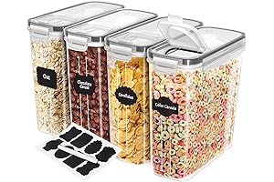 Utopia Kitchen Cereal Keepers: The Premier Cereal Keepers for Kitchen Storage & Organization