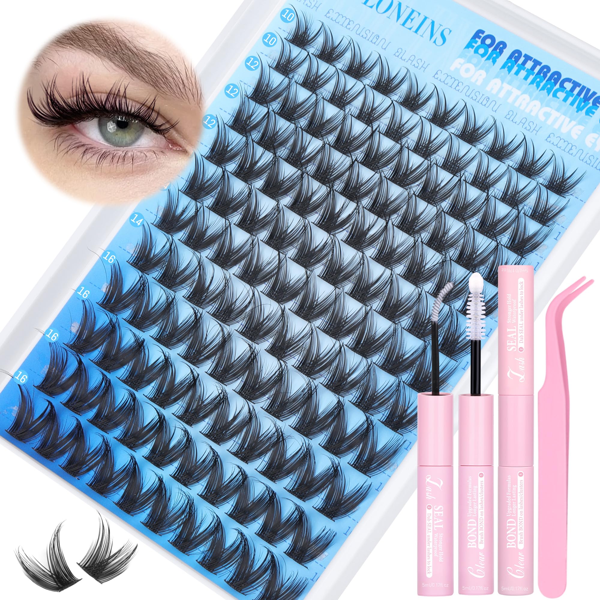 Lash Extension Kit Wispy Eyelash Extension Kit
