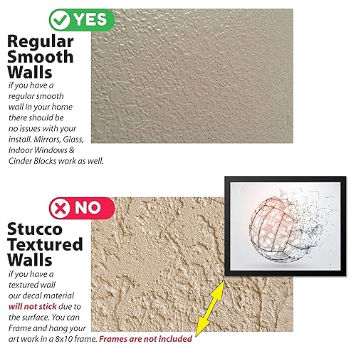 Miniatura 4 de Volleyball Wall Art - 4 pack - 8x10 - Volleyball Player Wall Decals - 0541