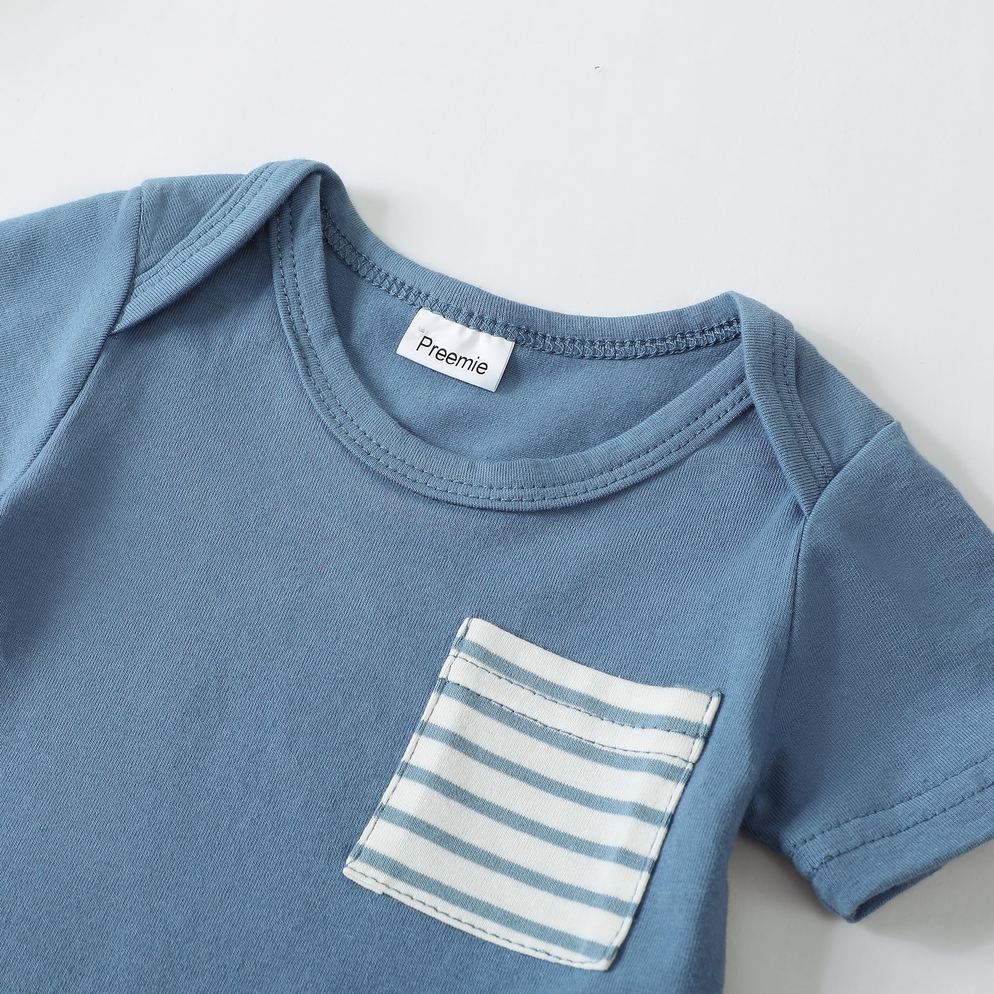 Conjunto de ropa para bebé y niño, camisa y pantalones cortos, ropa de verano para bebé