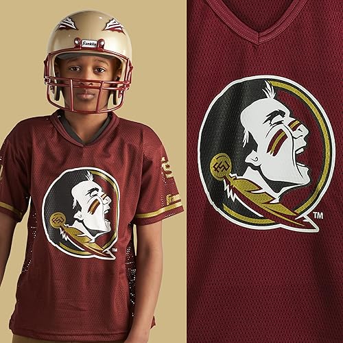 Miniatura 111 de Franklin Sports NCAA - Conjunto de casco de fútbol americano universitario + camiseta - Conjunto de disfraz de uniforme de equipo de la NCAA
