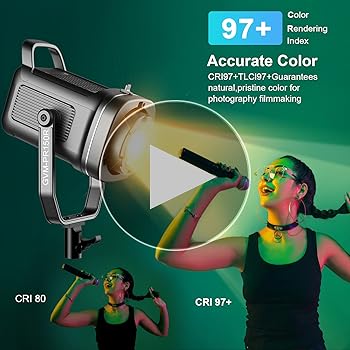 Amazon.com : GVM 150W LED Video Light 2700K~7500K RGB Video