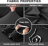 Vista 4 de Funda de sofá modular en forma de L, funda elástica y suave para sofá de 2 piezas, protector de muebles con 2 fundas de almohada