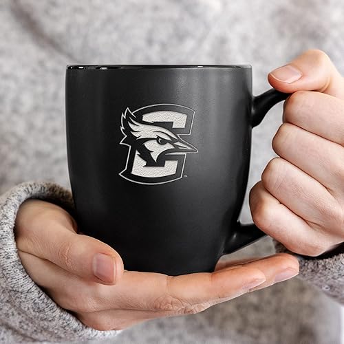 Miniatura 456 de Rico Industries NCAA Primary - Taza personalizada de 15 onzas, color negro mate, para bebidas calientes o frías Nebraska Cornhuskers