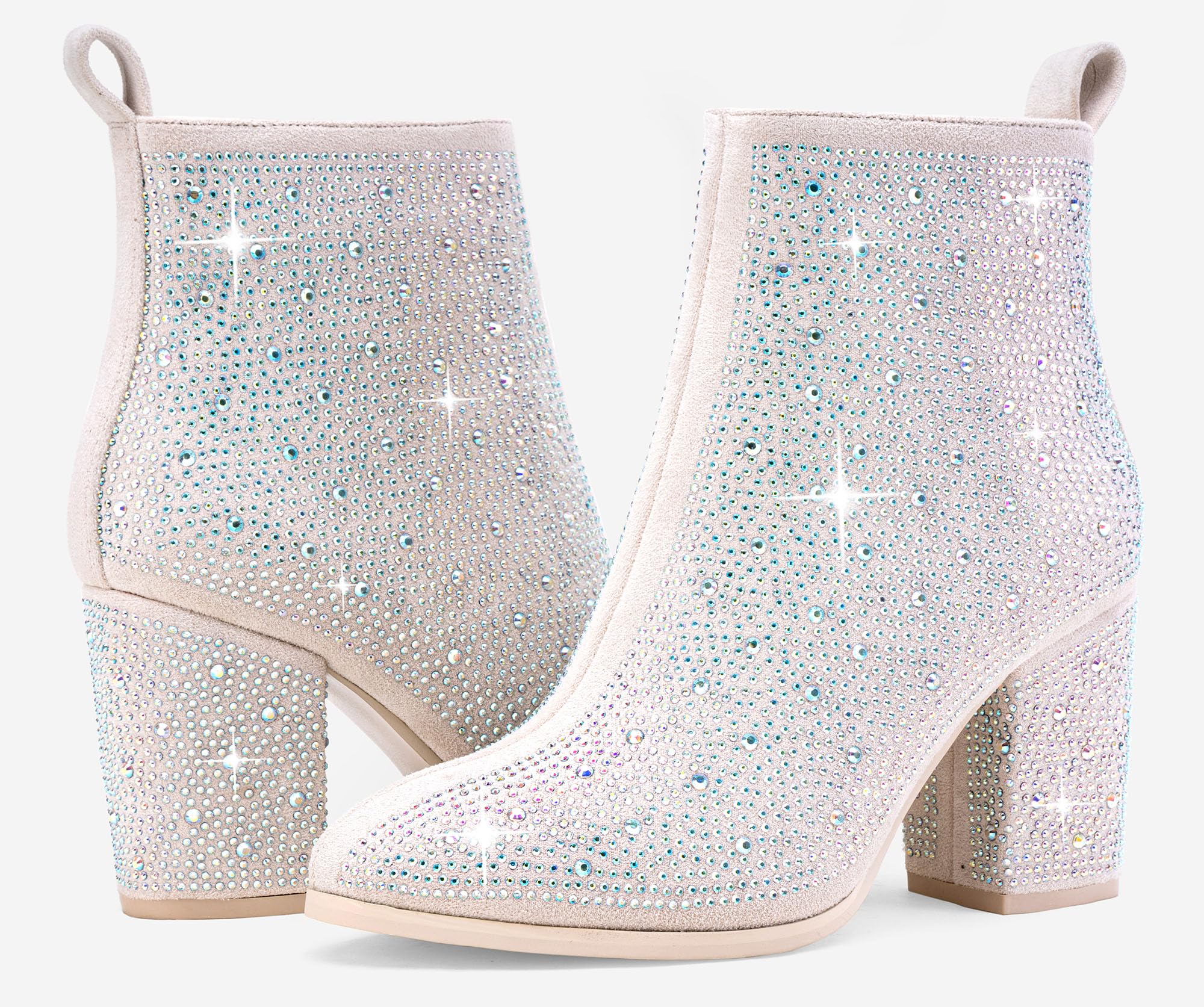 Jeossy Women's 9637A Dressy Ankle Boots,Fashion Block Heel Booties