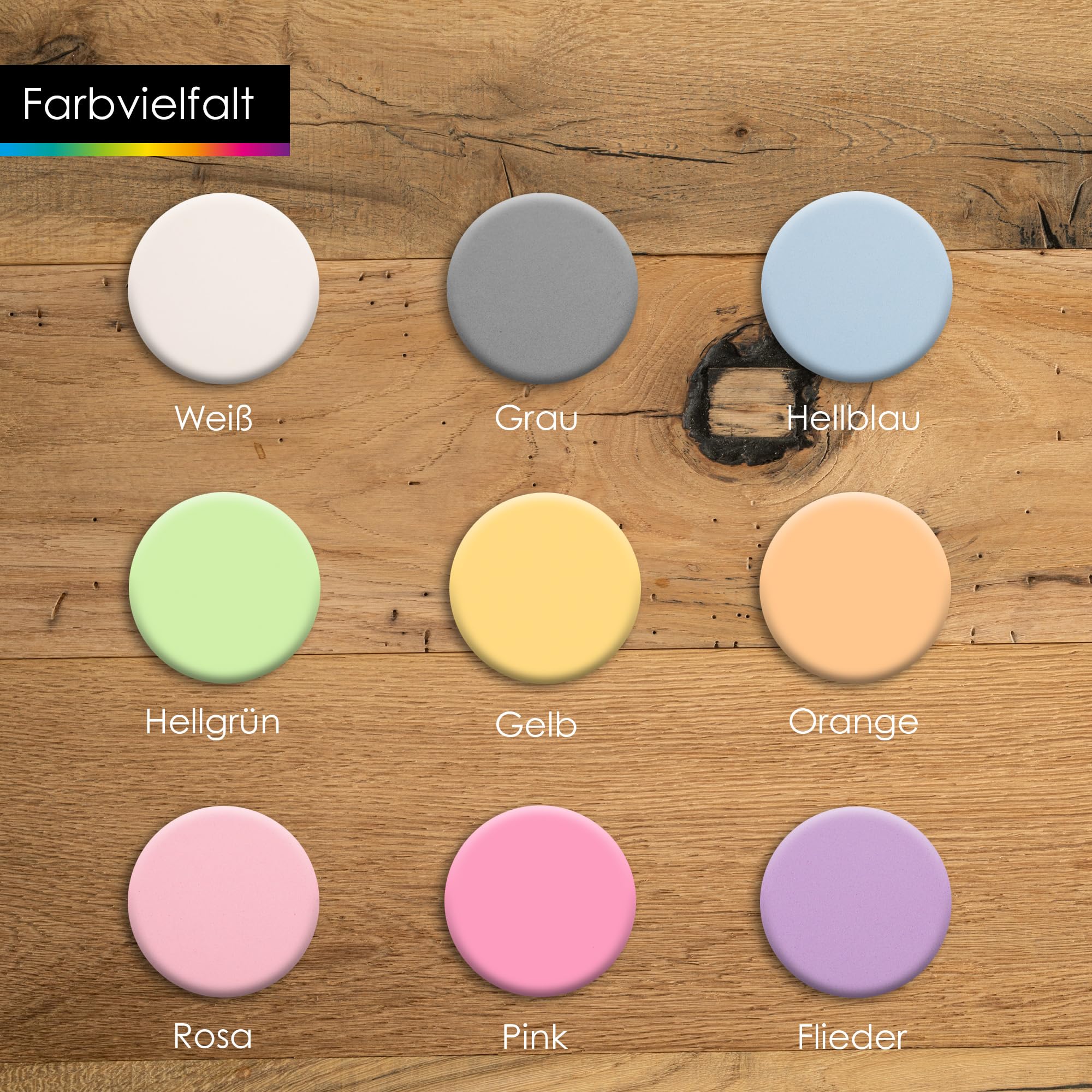 OfficeTree 27x Fogli Gomma EVA Pastello A4 2mm 9 Colori Non Autoadesivo per Lavoretti Bricolage Scrapbooking