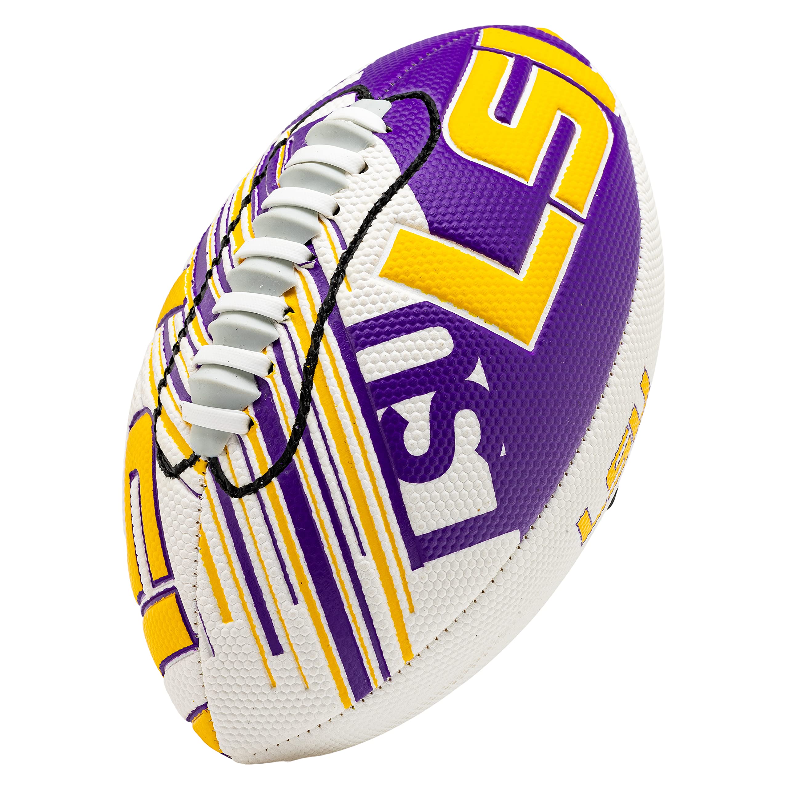 Franklin Sports LSU Tigers Football – Youth Mini Football – 8,5 Zoll – Space Easy Grip Textur – perfekt für Kinder!