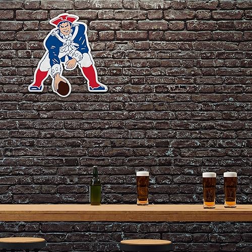 Miniatura 2 de Rico Industries Banderín de fútbol americano de la NFL con corte retro, decoración del hogar y la sala de estar, fieltro suave EZ para colgar