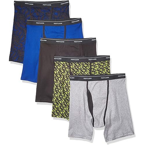 Fruit of the Loom Men's No Ride Up Boxer Brief